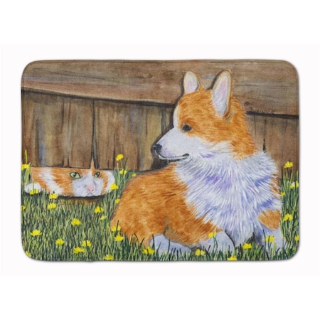 Carolines Treasures Corgi Machine Washable Memory Foam Mat SS8213RUG